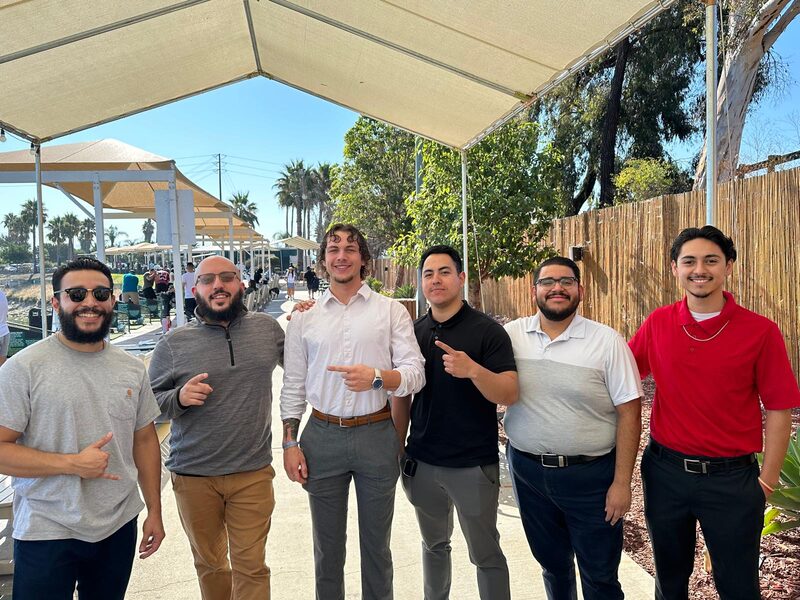 Members of the 5 Pillar Solutions team at a company event